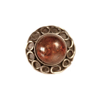 Mexican Silver with Amber Ring