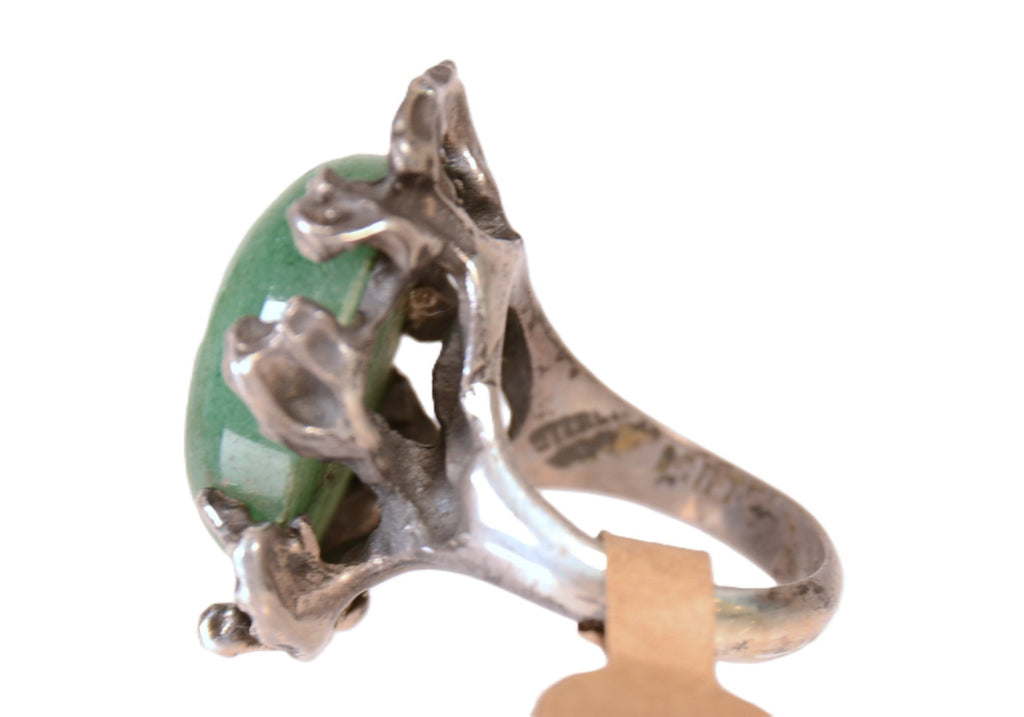 Mexico Taxco Jade Ring