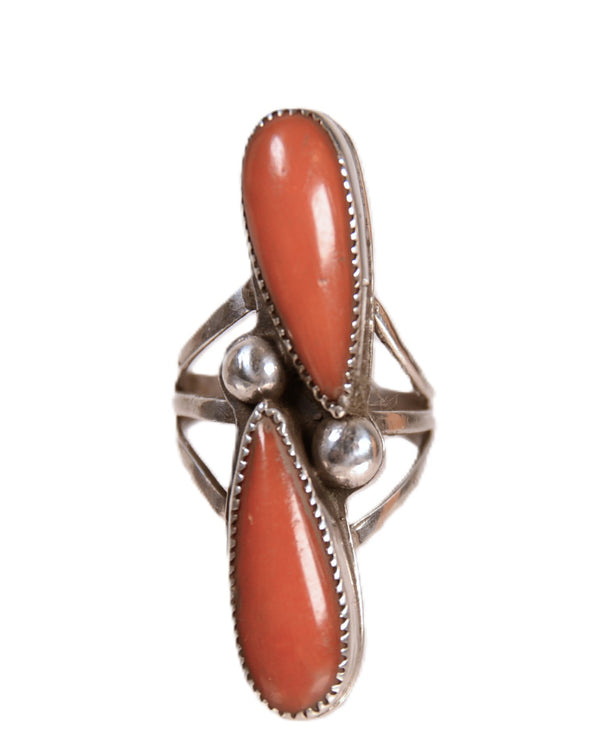 Navajo Coral Ring