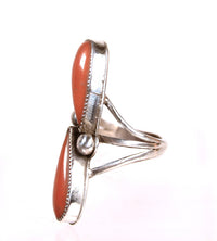 Navajo Coral Ring