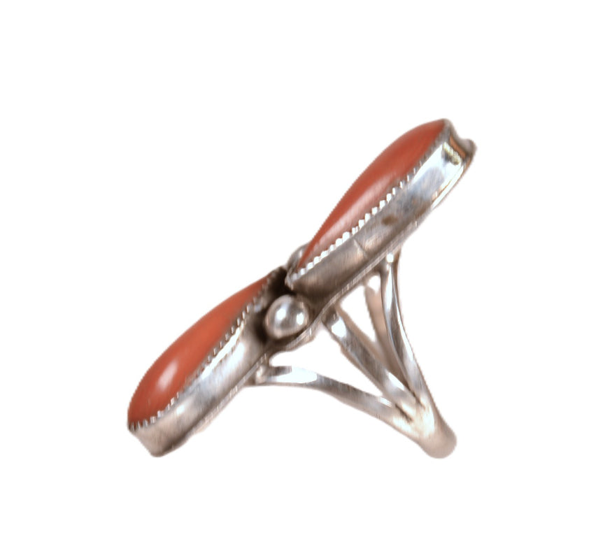Navajo Coral Ring