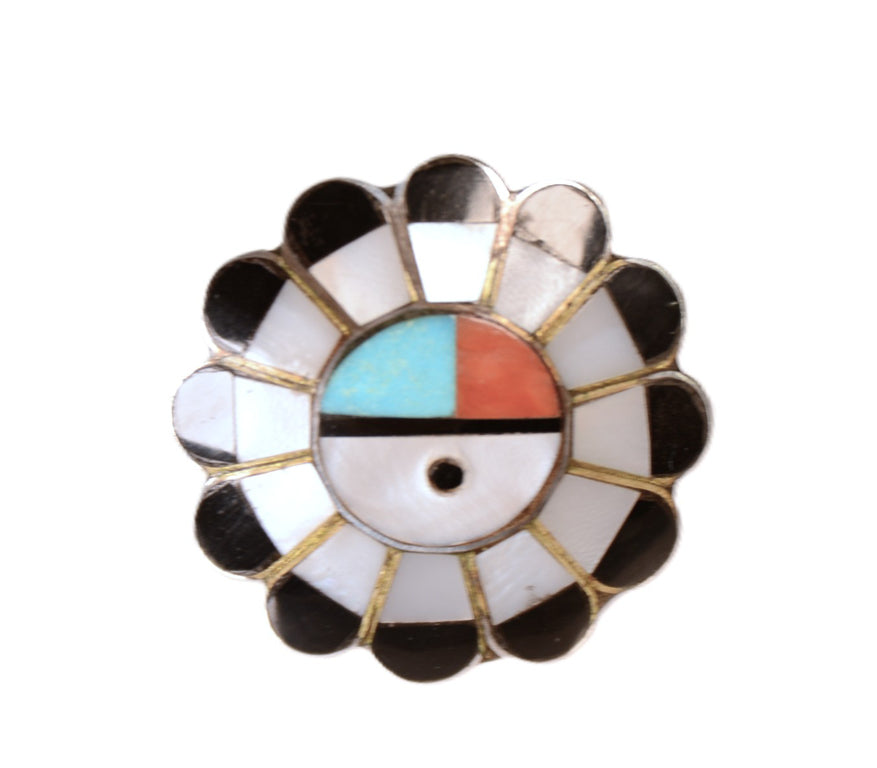 Zuni Pueblo Full Sunface Ring