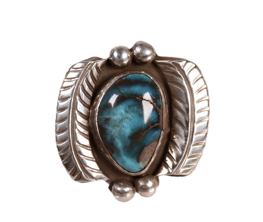 Navajo Dark Blue Turquoise Ring