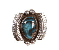 Navajo Dark Blue Turquoise Ring