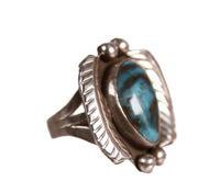 Navajo Dark Blue Turquoise Ring