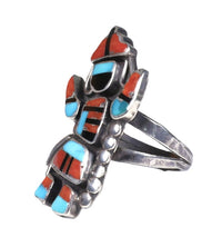 Navajo Inlay Multistone Gahn Dancer Ring