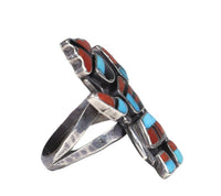 Navajo Inlay Multistone Gahn Dancer Ring