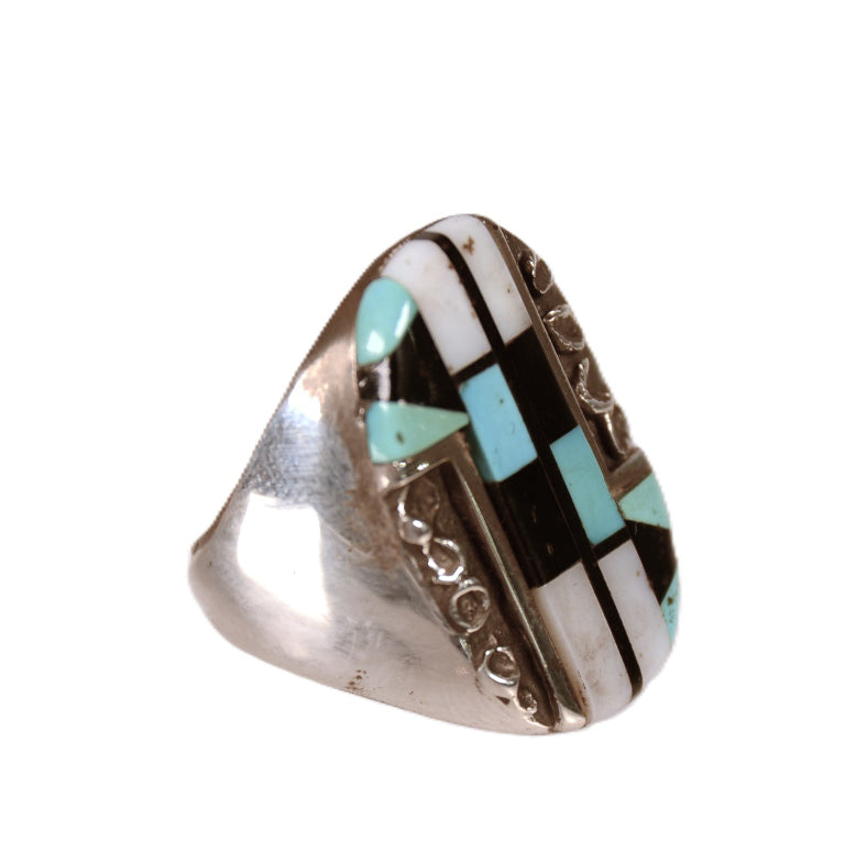 Navajo Multi-Stone Inlay Ring