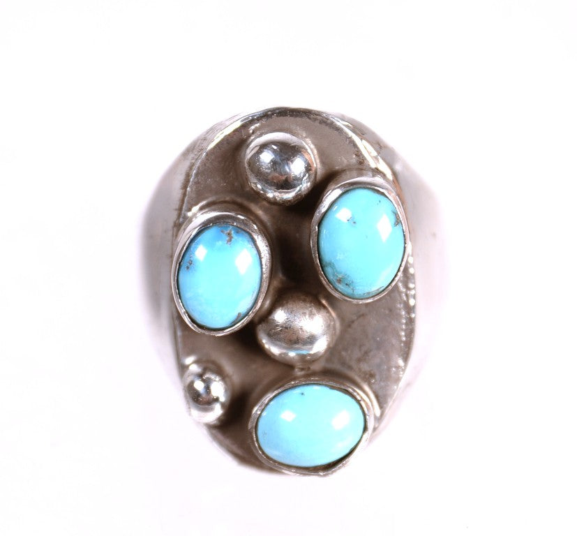 Navajo Blue Turquoise Ring