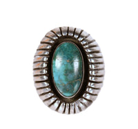 A substantial Navajo Turquoise Ring