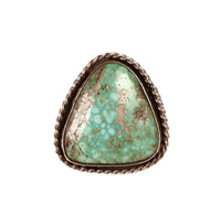Navajo Green Turquoise Ring