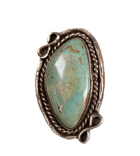 Navajo Green Turquoise Ring