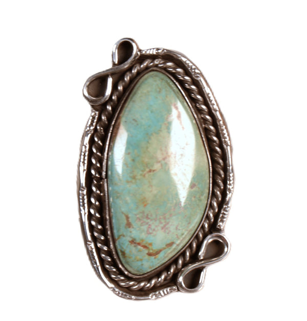 Navajo Green Turquoise Ring