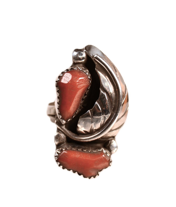 Navajo Coral Ring