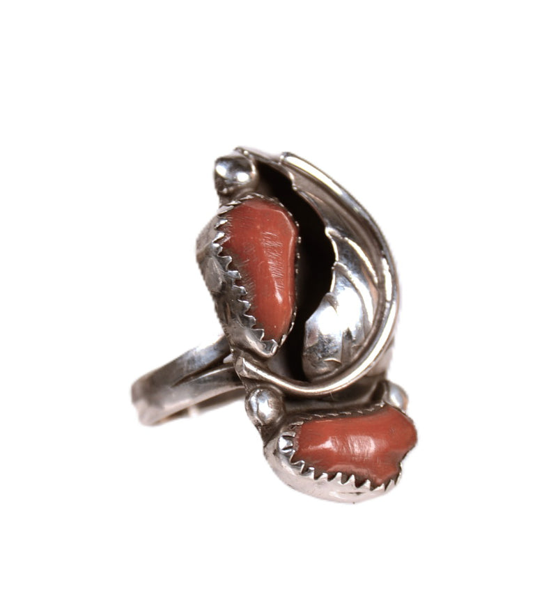 Navajo Coral Ring