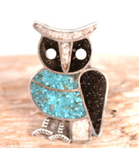 Zuni Pueblo Owl Idol Ring
