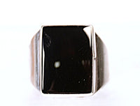 Navajo Jet Onyx Ring
