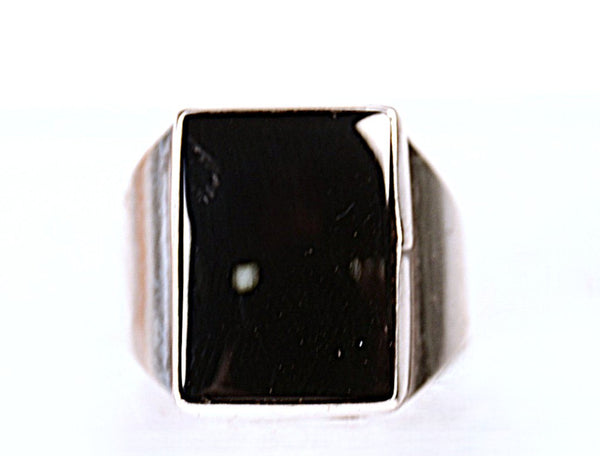 Navajo Jet Onyx Ring