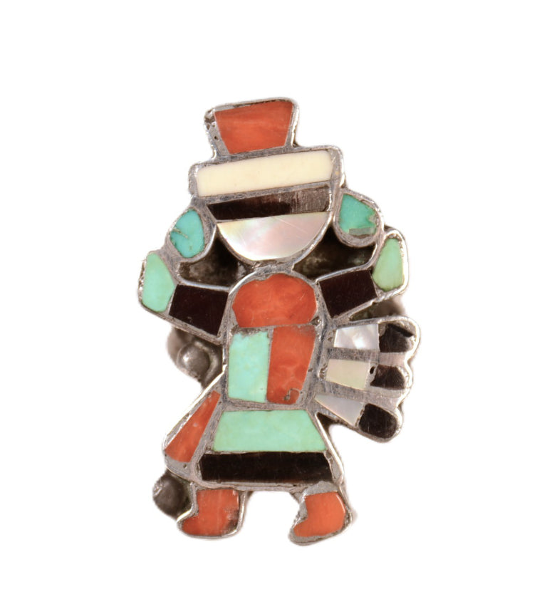 Zuni Pueblo Gahn Dancer Ring