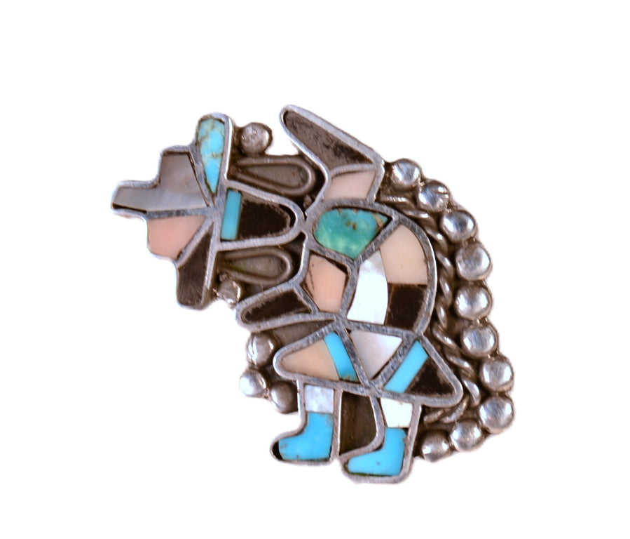 Zuni Pueblo Rainbow Dancer Ring