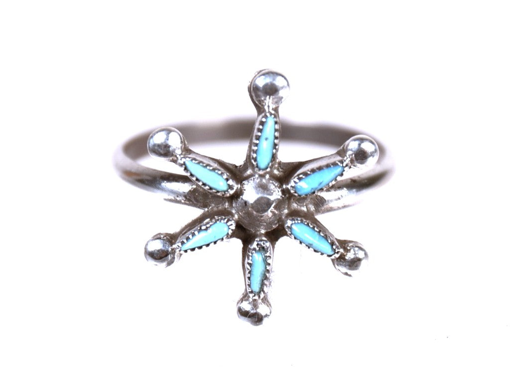 Zuni Pueblo Turquoise Ring