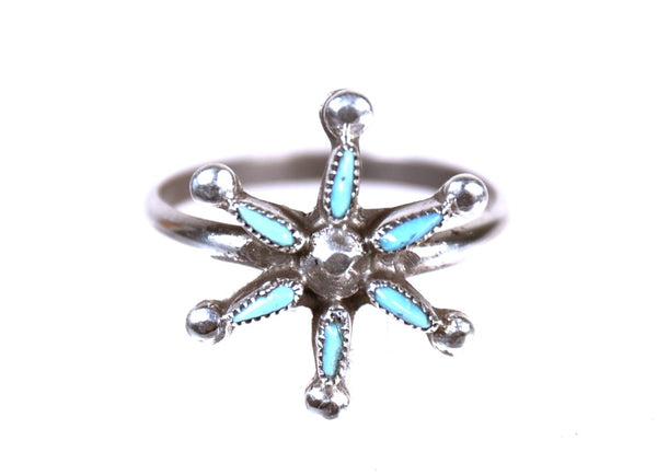Zuni Pueblo Turquoise Ring