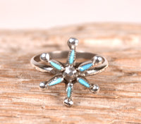 Zuni Pueblo Turquoise Ring