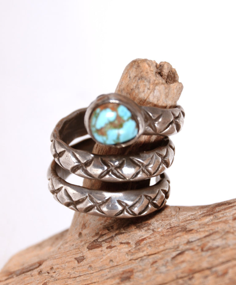 Antique Navajo Rattlesnake Style Ring