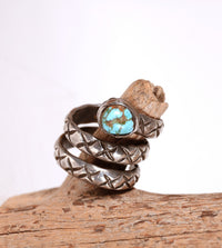 Antique Navajo Rattlesnake Style Ring