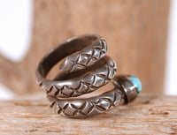 Antique Navajo Rattlesnake Style Ring