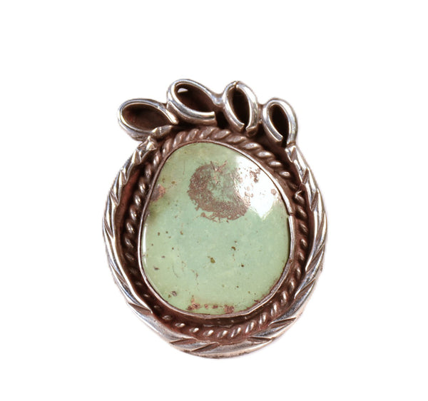 Navajo Light Green Turquoise Ring