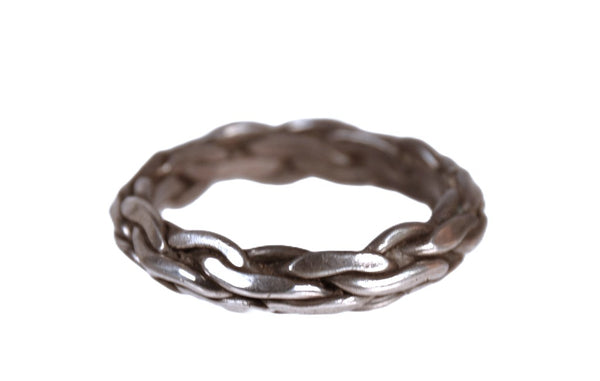 Navajo Braided Sterling Silver Ring