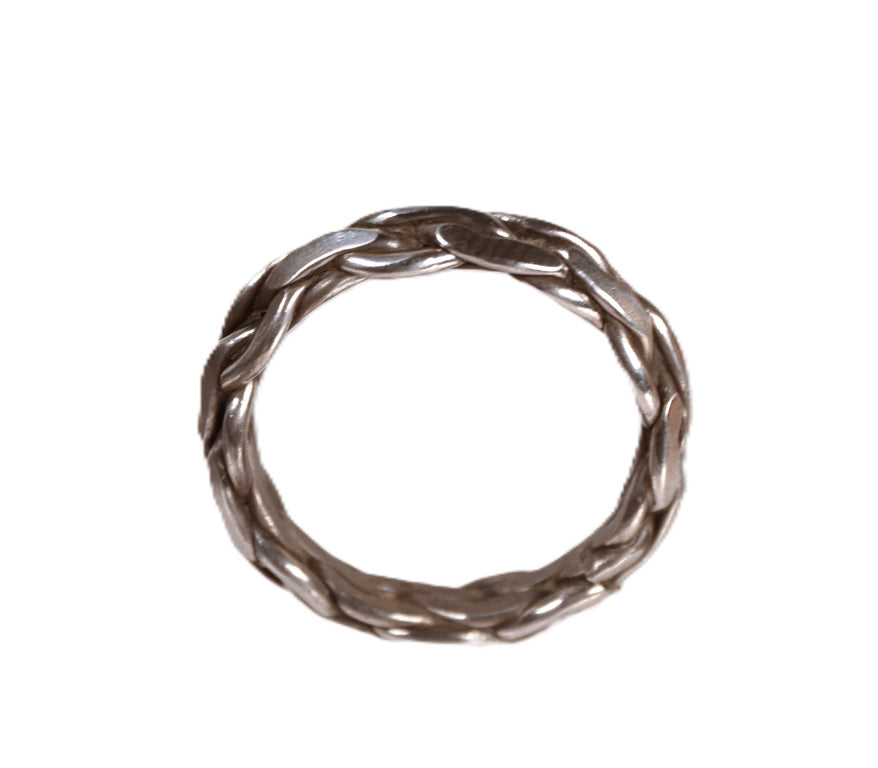 Navajo Braided Sterling Silver Ring