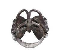 Navajo Inlay Muiltistone Sterling Silver Ring