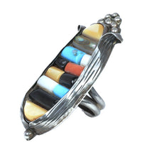 Navajo Sterling Silver Corn Cob Ring