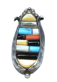 Navajo Sterling Silver Corn Cob Ring