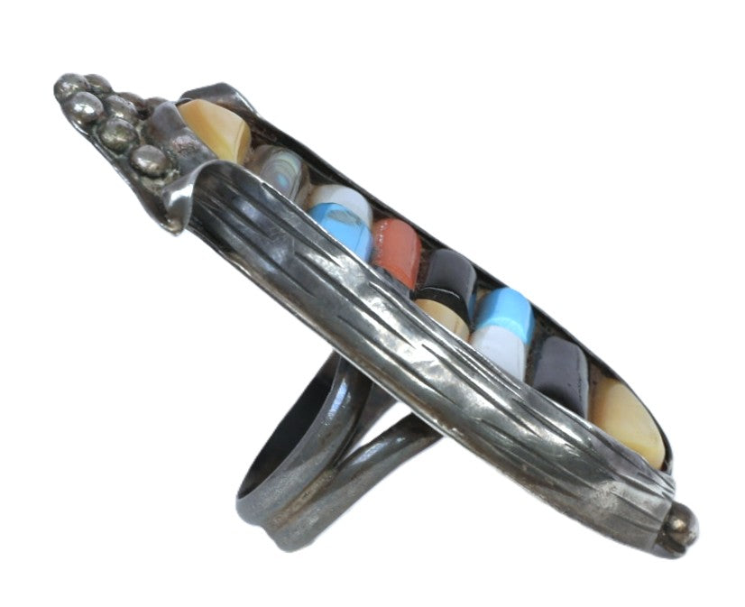 Navajo Sterling Silver Corn Cob Ring