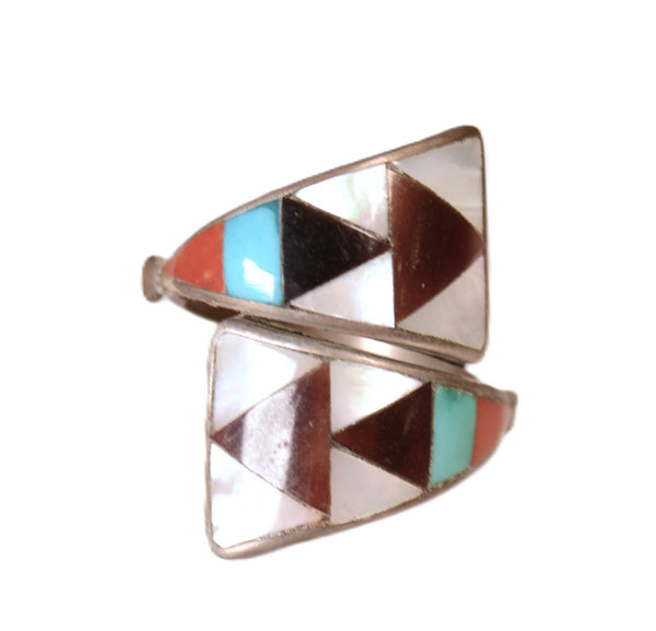 Zuni Pueblo Inlay Ring