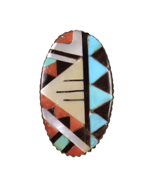 Zuni Pueblo Inlaid Ring
