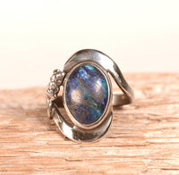 Sterling Silver and Lapis Stone Ring By Tom Burns