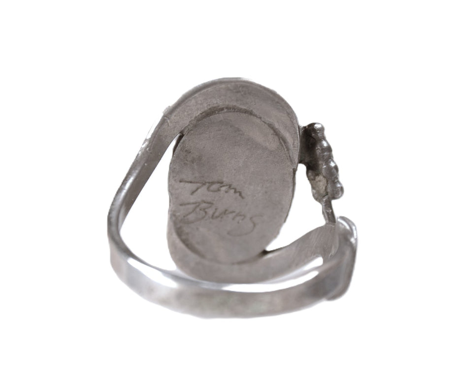 Sterling Silver and Lapis Stone Ring By Tom Burns