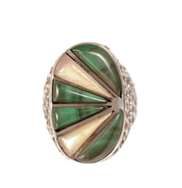 Navajo Malachite and Mother of Pearl Ring
