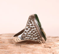 Navajo Malachite and Mother of Pearl Ring