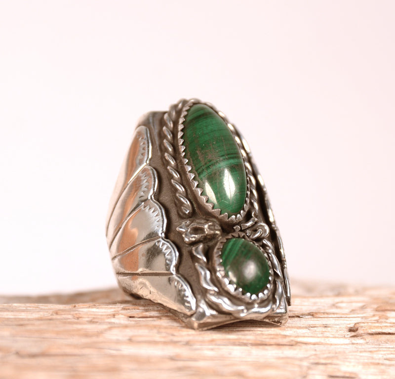 Navajo Malachite Ring