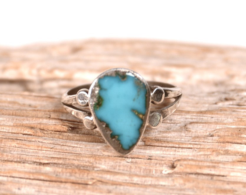 Navajo Inlay Turquoise Ring