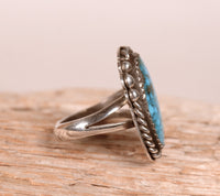 Navajo Turquoise Ring By Paul Lawrence
