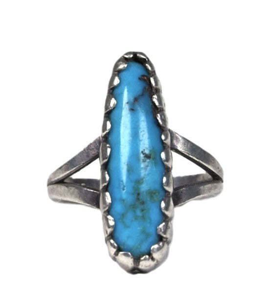 Navajo Sterling Silver and Turquoise Ring