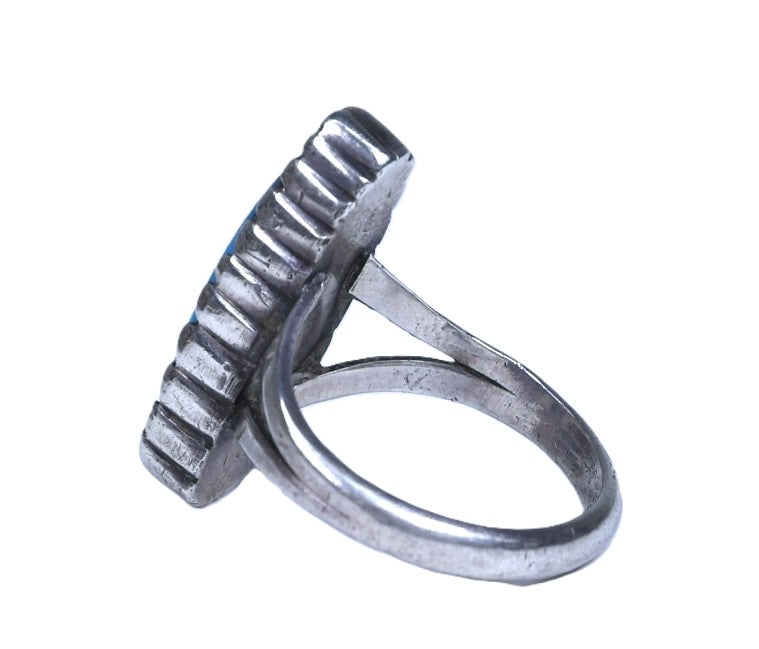 Navajo Sterling Silver and Turquoise Ring