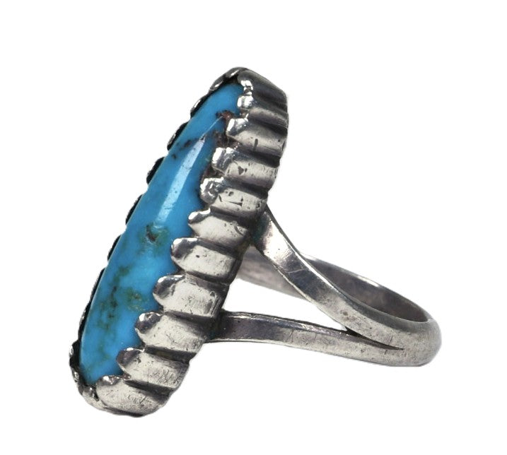 Navajo Sterling Silver and Turquoise Ring
