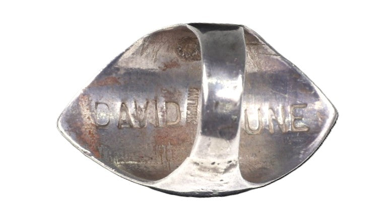 Navajo Inlay Multistone Sterling Silver Ring By David Tune